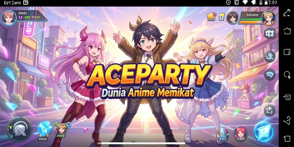 Menampilkan aksi seru karakter Anime di ACEPARTY.