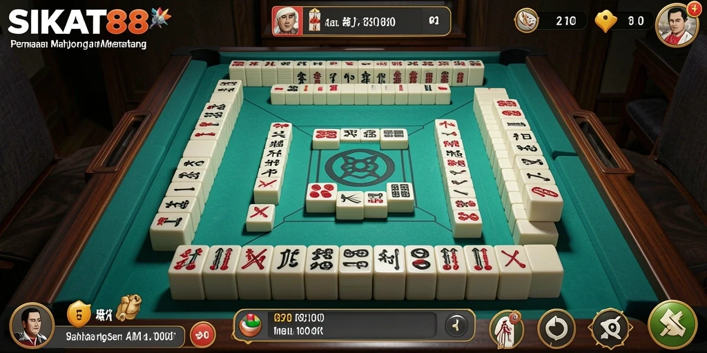 Screenshot gameplay SIKAT88 yang menampilkan keseruan bermain Mahjong.