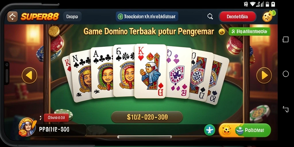 Tampilan gameplay menarik di <strong>SUPER88</strong> dengan pengalaman Domino yang seru.